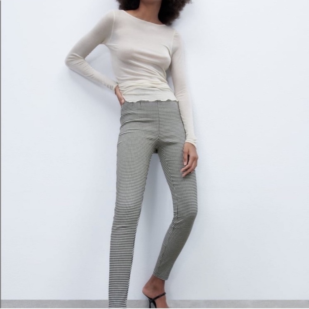Zara Gingham Pants